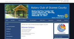 Desktop Screenshot of oconeecountyrotary.org